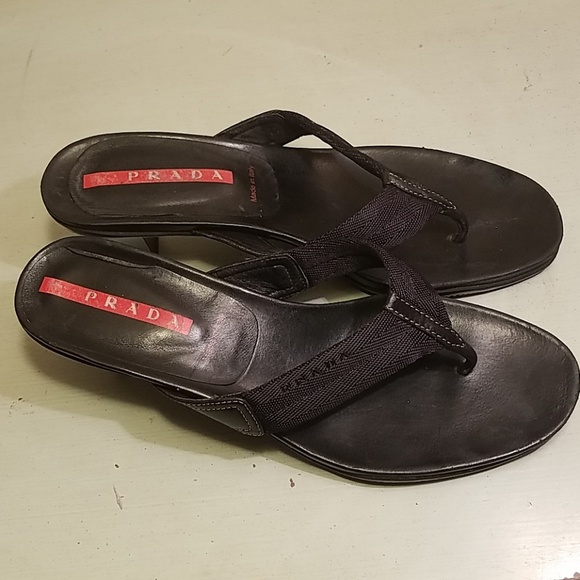 AUTHENTIC PRADA SANDALS - Picture 8 of 8